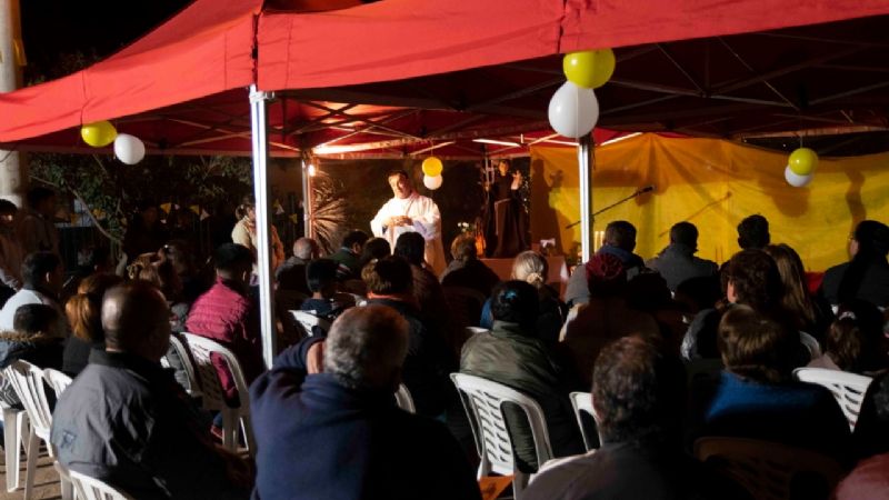 Celebran a San Antonio en Fray Mamerto Esquiú