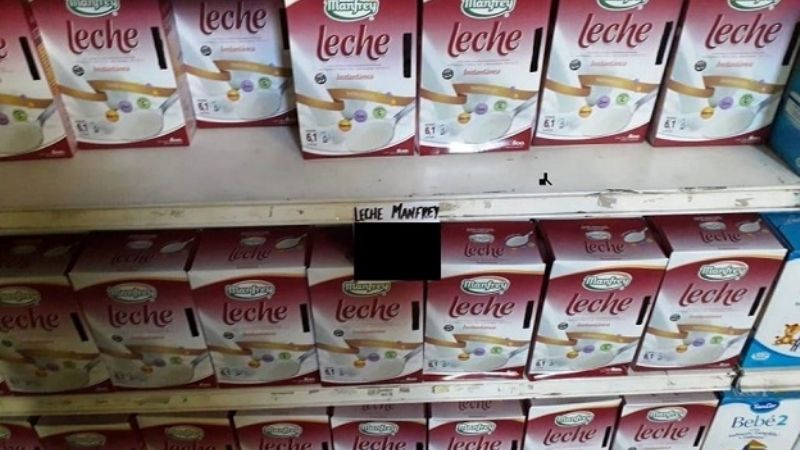 Detectan que un comercio vendía leche de distribución gratuita