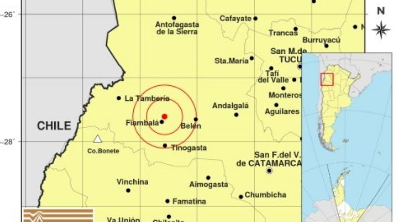 Noche movida cerca de Fiambalá