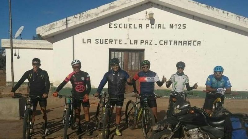 Bikers solidarios llegaron a La Suerte