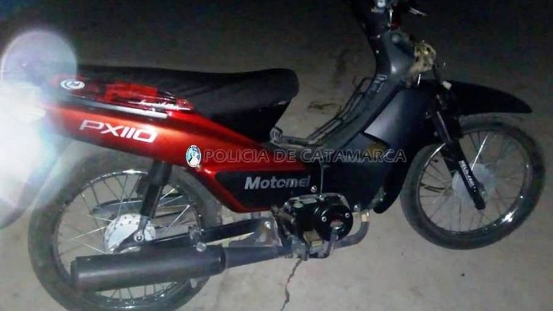Le robaron la moto y la recuperaron horas después