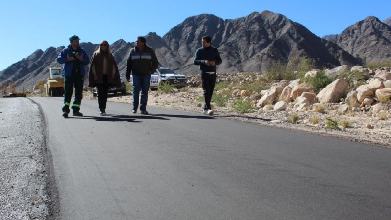 Avanza la obra de repavimentación de acceso a Las Termas