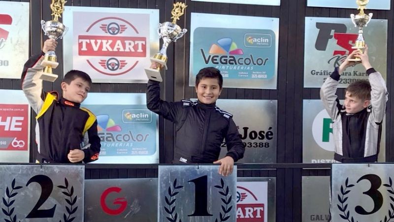 Lisandro Moreyra volvió a ganar en el karting cordobés
