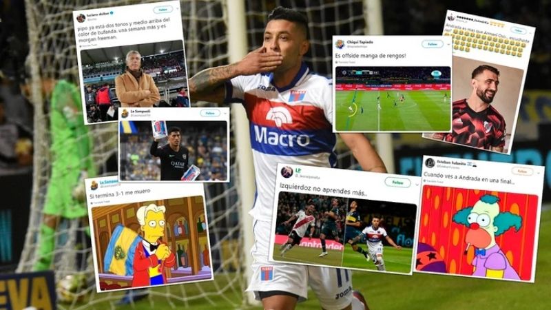 Andrada, Izquierdoz y Benedetto, los preferidos de las cargadas