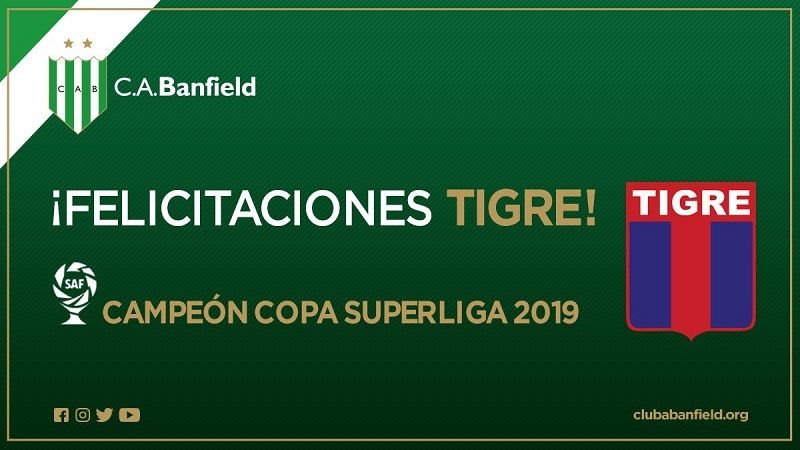 ¿Qué clubes fueron los primeros en saludar a Tigre?