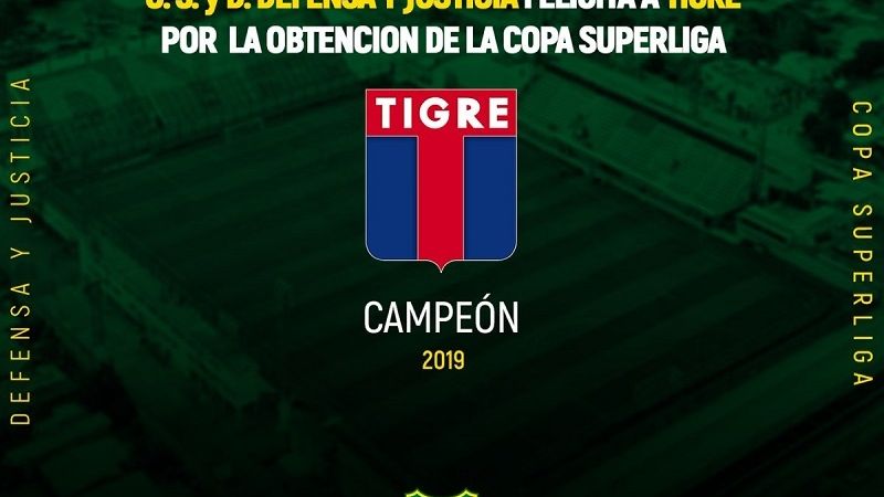 ¿Qué clubes fueron los primeros en saludar a Tigre?