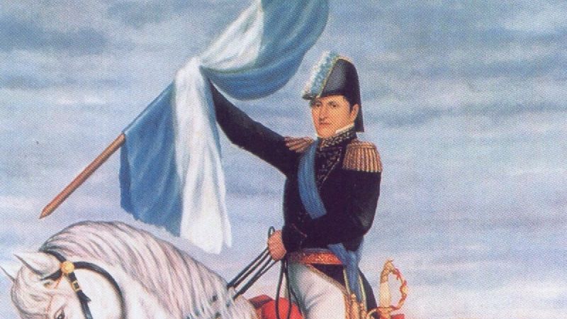 Manuel Belgrano y su creación más idolatrada: la Bandera Argentina