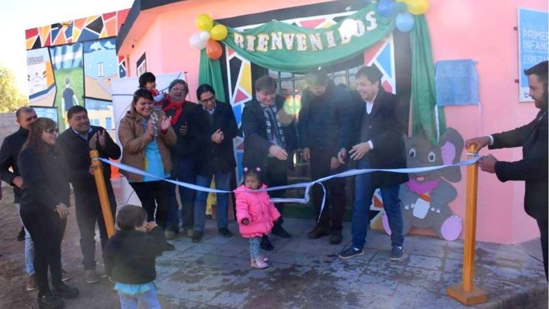 Inauguración y remodelación de espacios de primera infancia en Tinogasta