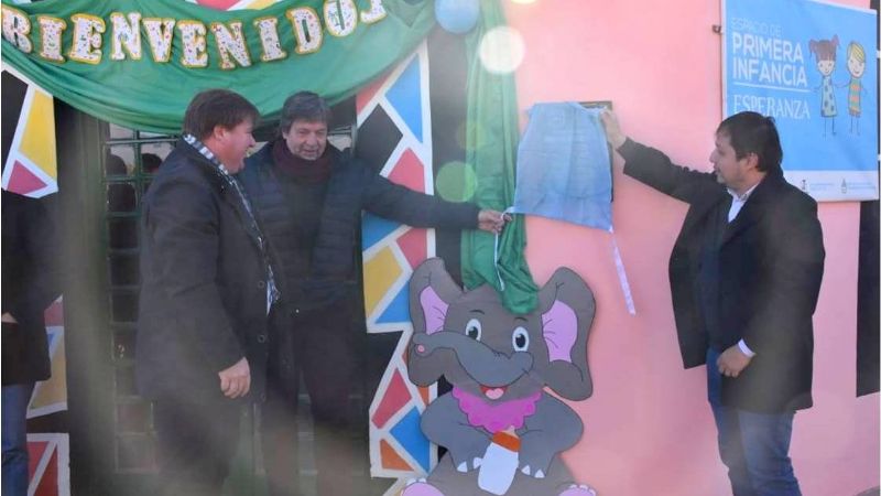 Inauguración y remodelación de espacios de primera infancia en Tinogasta