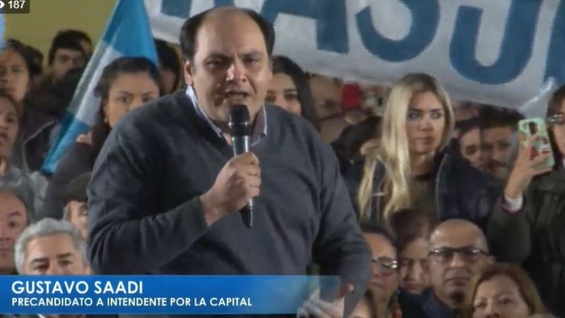 Saadi ya está en carrera y lanzó propuestas para la campaña