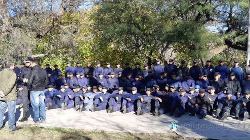 Visita a los aspirantes a agentes de Policía en Las Pirquitas
