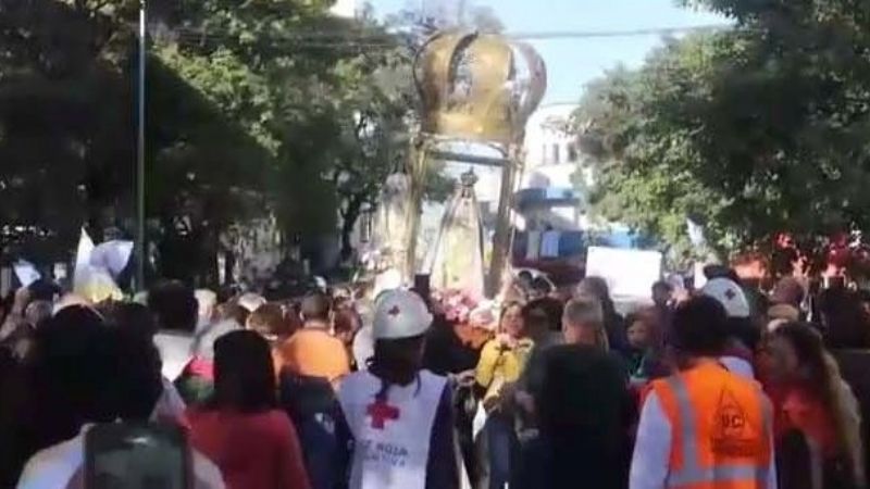 La Virgen del Valle engalanó la Fiesta de Corpus Christi en Tucumán