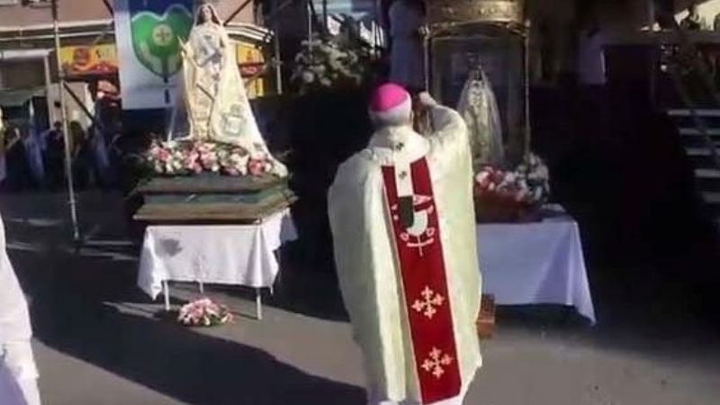 La Virgen del Valle engalanó la Fiesta de Corpus Christi en Tucumán
