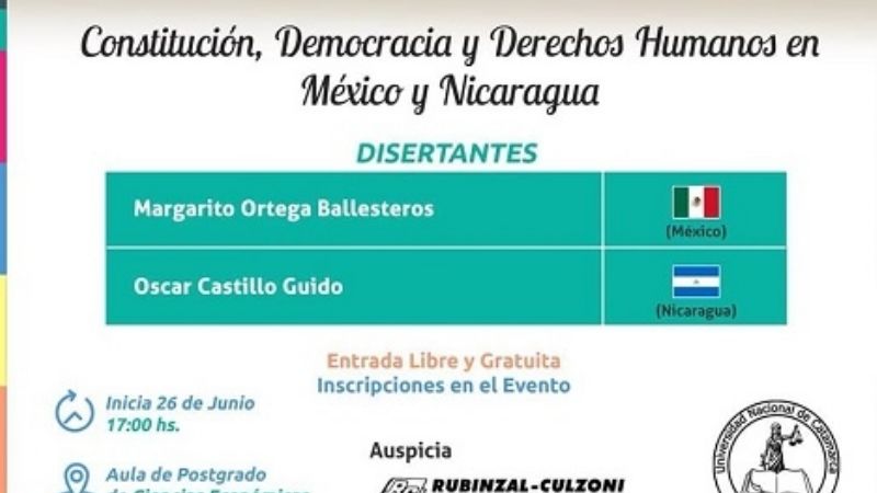 "Constitución, Democracia y Derechos Humanos en México y Nicaragua”