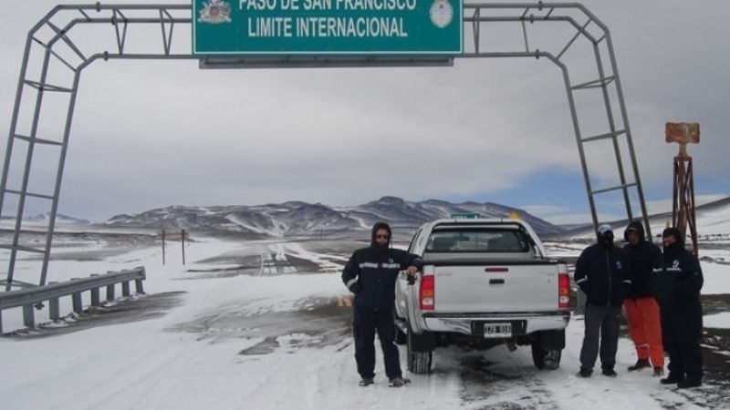 La Cébila, intransitable; y el Paso San Francisco, cerrado