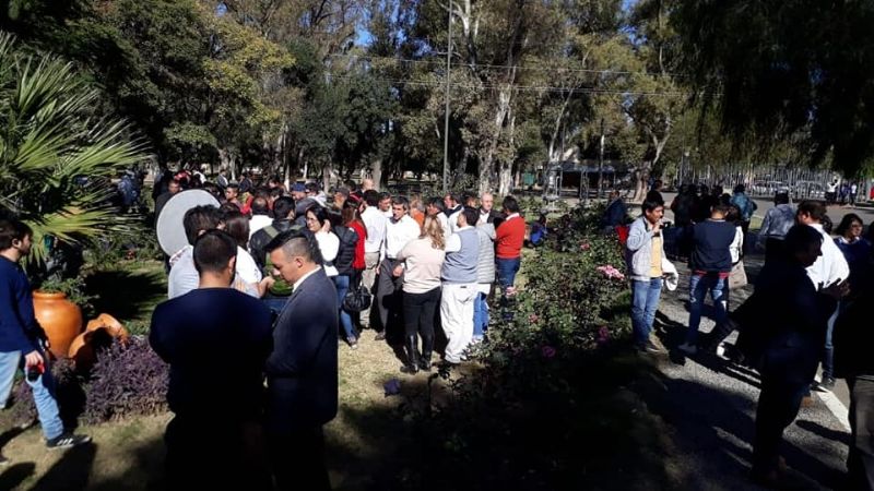Indignación contra candidatos por destrozos en El Rosedal