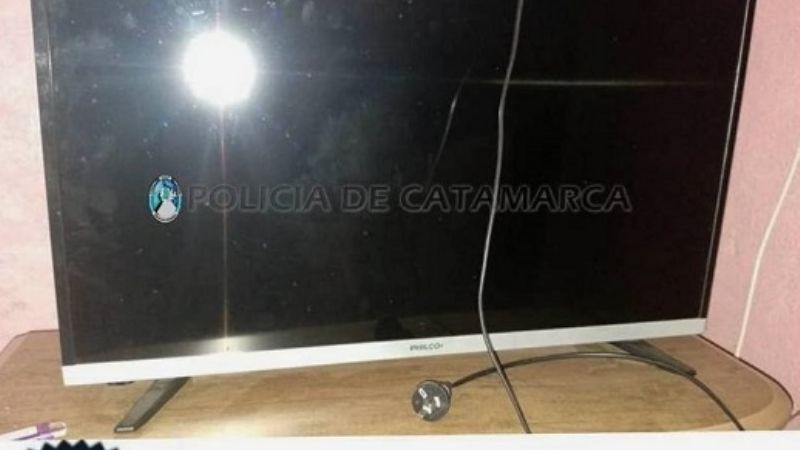 Recuperan un televisor sustraído en Valle Viejo