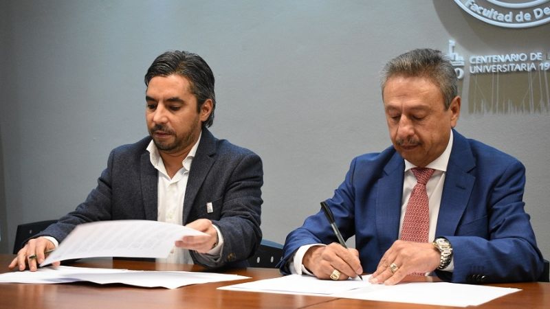 La Facultad de Derecho firmó convenio con Universidad de México