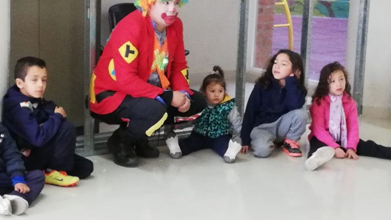 Velocín llevó alegría y aprendizaje al Hospital de Niños