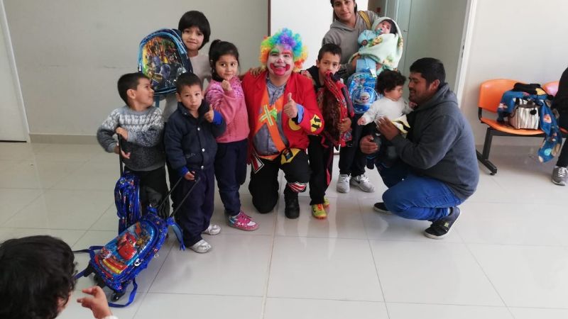 Velocín llevó alegría y aprendizaje al Hospital de Niños