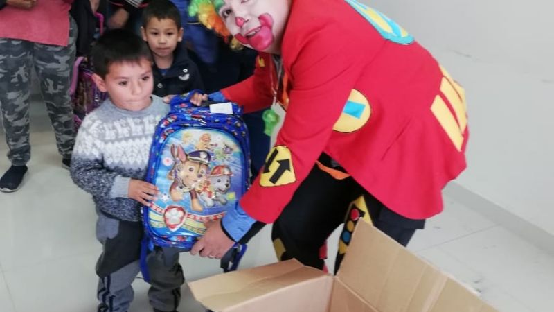 Velocín llevó alegría y aprendizaje al Hospital de Niños