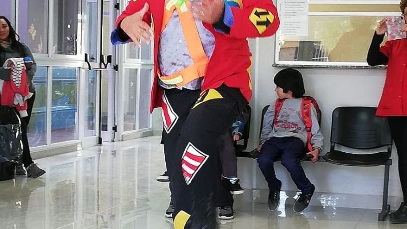 Velocín llevó alegría y aprendizaje al Hospital de Niños