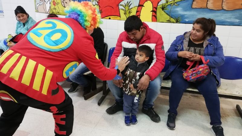 Velocín llevó alegría y aprendizaje al Hospital de Niños