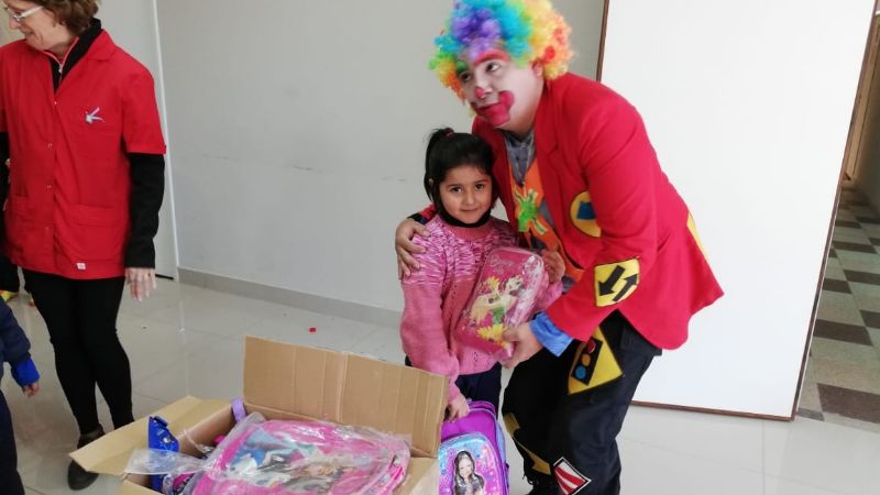 Velocín llevó alegría y aprendizaje al Hospital de Niños