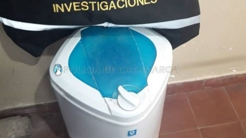 En un allanamiento secuestran un secarropas