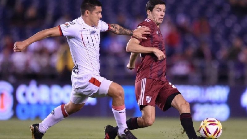 River goleó 5-1 en el primer amistoso de pretemporada