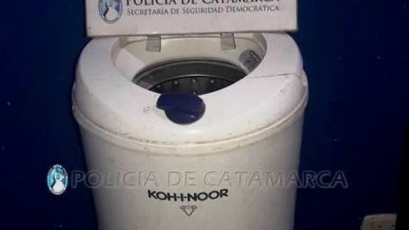 Recuperan un secarropas robado