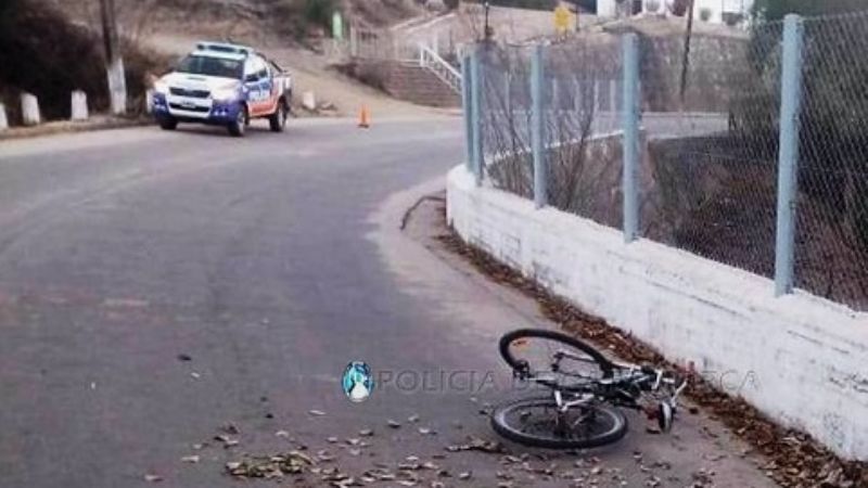 Ciclista lesionado en El Rodeo