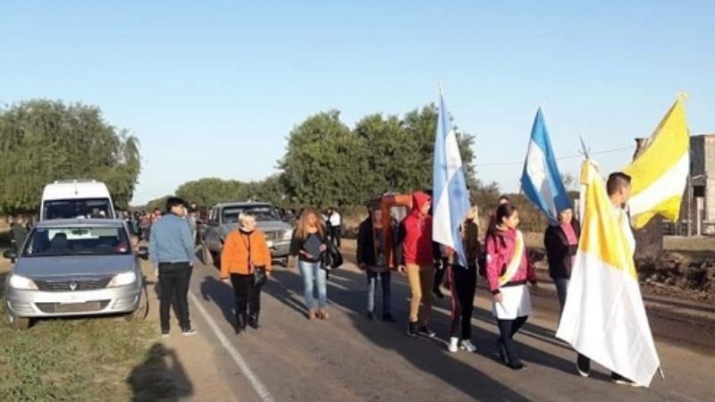 Icaño: emotiva recepción al nuevo Administrador Parroquial