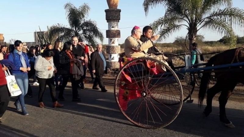 Icaño: emotiva recepción al nuevo Administrador Parroquial