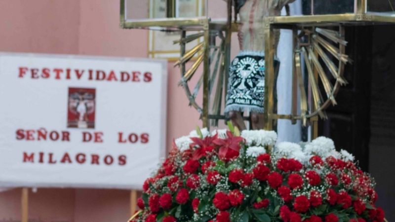 Culminaron las fiestas del Señor de los Milagros en La Tercena