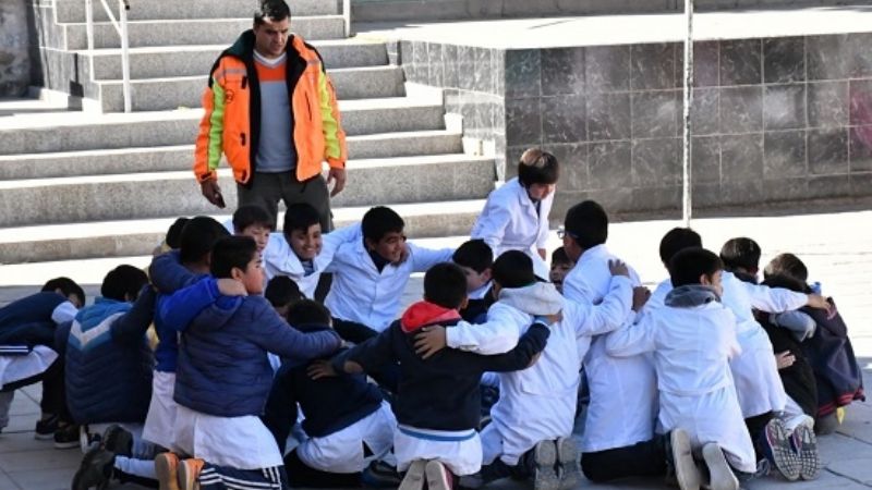 Taller sobre plan de emergencia institucional en Pomán