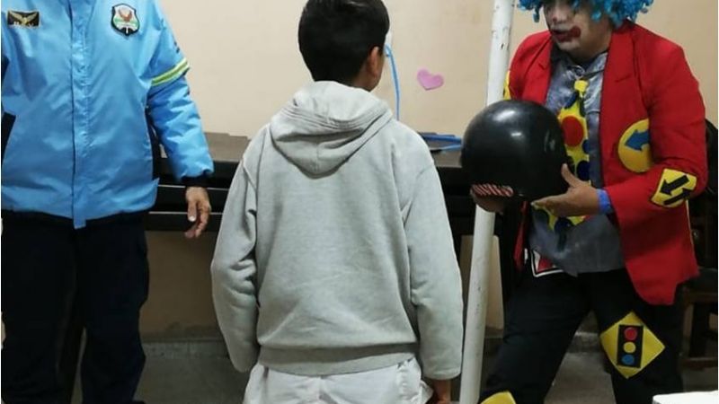 Capacitación sobre seguridad vial a alumnos y docentes en Pomán