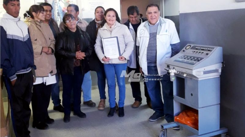 Entregaron un respirador artificial al Hospital de Fiambalá