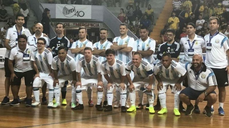 La Selección de Futsal con síndrome de Down, subcampeones del mundo