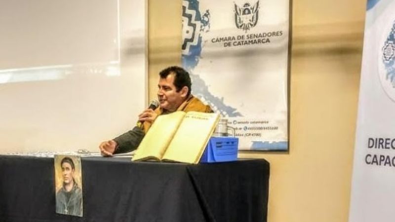 Esquiú en su rol de periodista