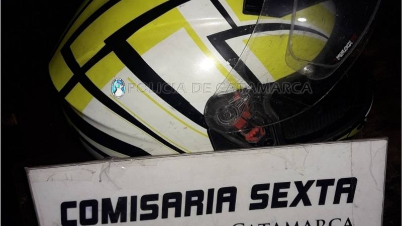 Recuperan un casco protector robado