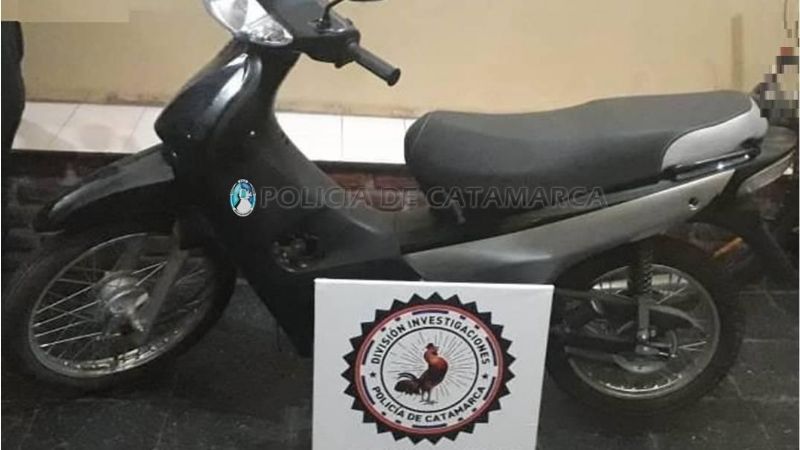 Encontraron abandonada una moto robada hace 20 días