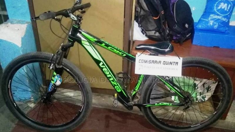 Secuestran una bicicleta abandonada en un descampado