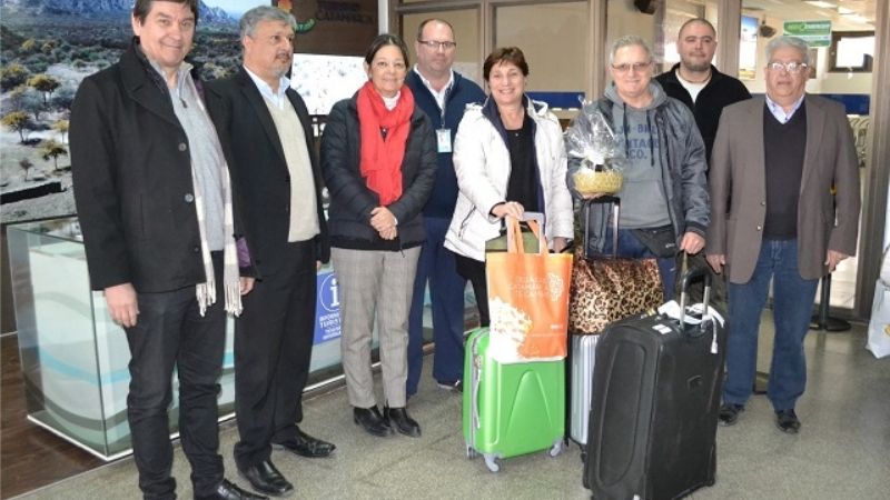 Llegaron los primeros turistas de la temporada invernal