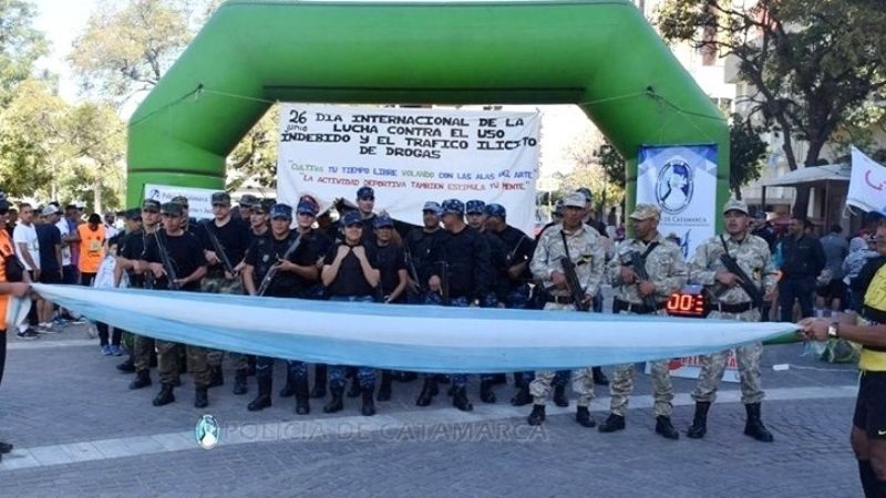 Agradecieron por los apoyos a la prueba contra las drogas