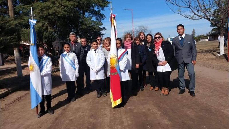 Acto del Día de la Independencia en Quirós