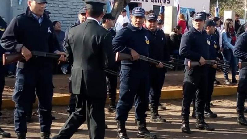 Acto del Día de la Independencia en Quirós