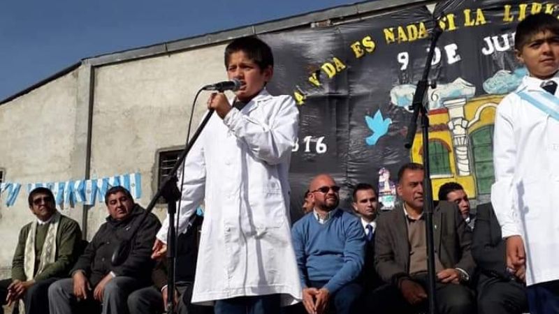 Ipizca fue sede en Ancasti del acto por el 9 de julio