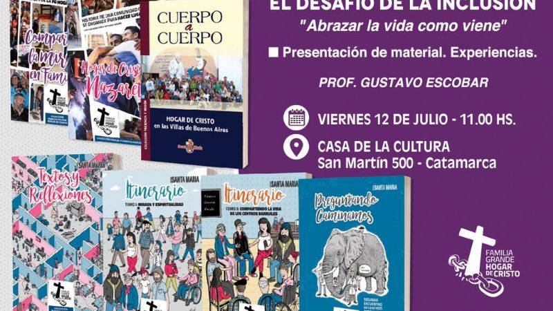 Presentación de libros de la Familia Grande del Hogar de Cristo