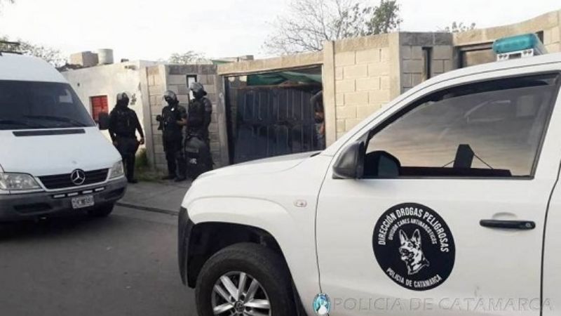 Exitosos allanamientos antidrogas en la zona sur de la Capital